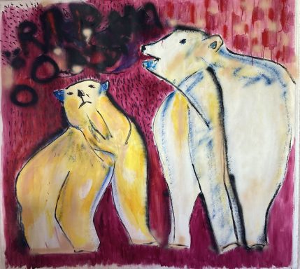 "RIP" 2024 Acyl auf Leinwand 150 X160