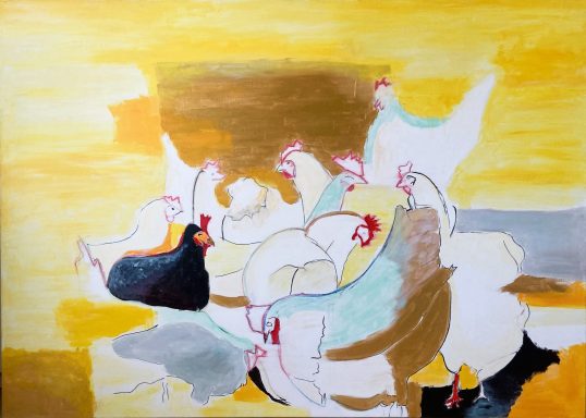 "Egg" 2018 Acryl auf Leinwand 140X100