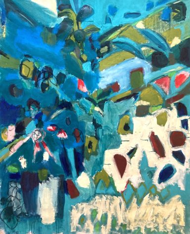 "Summertime" 2025 Acryl auf Leinwand 130 X140