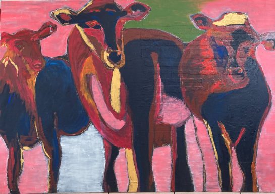 "Morsbach" 2018 Acryl auf Leinwand 150 X 100