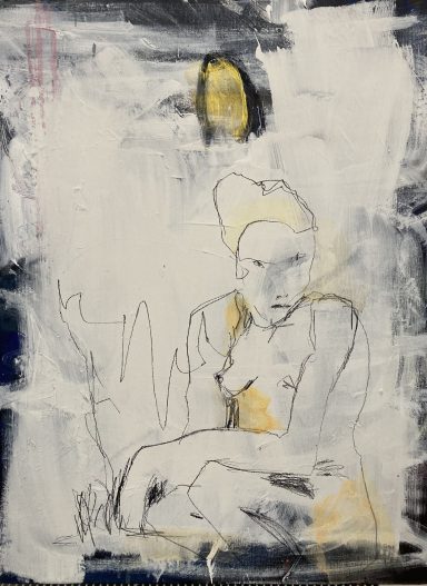 "Akt" 2025 Acryl auf Leinwand 50X70