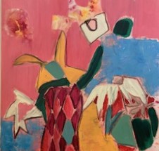 "flowers2" Acryl auf Leinwand 40X40