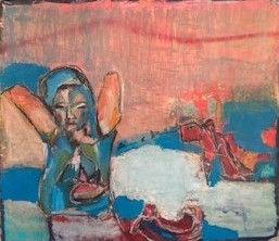 "am Meer" 2025 Acryl auf Leinwand 150X160