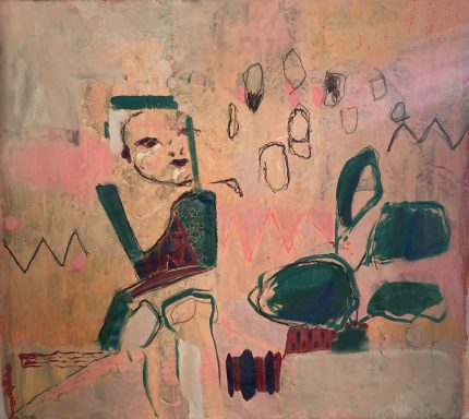 "ascoltare" 2025 Acryl auf Leinwand 150 X 160